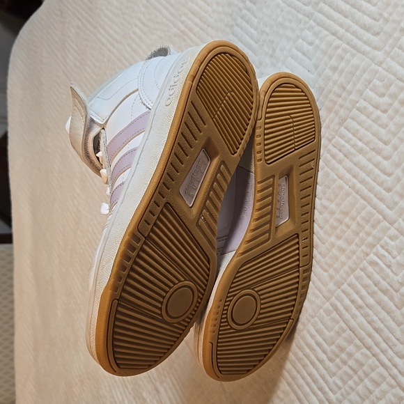 Adidas Womens Postmove Mid GW2906 White Basketball Shoes Sneakers, Size 8 - Picture 6 of 7